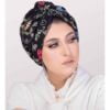Soft Fashion One-Piece Head Cap Indian Design Floral Turban For Women Ready-to-Wear