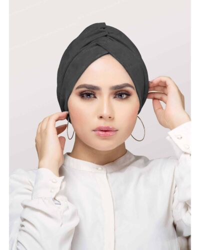 Suede Back Bow Turban