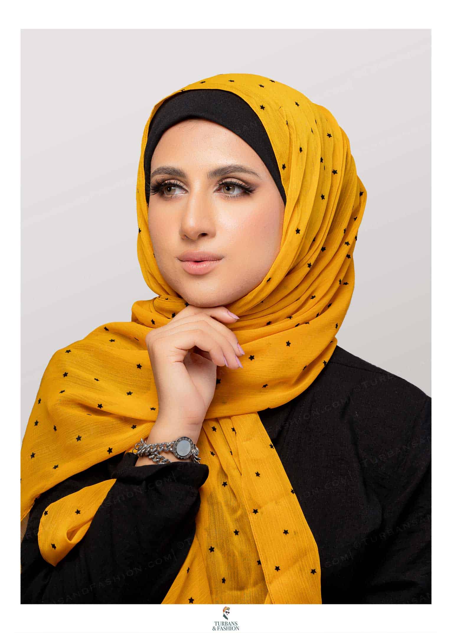 Hijab with Attached Turban